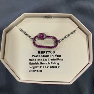 BP July 2024 perfection in you necklace NWT